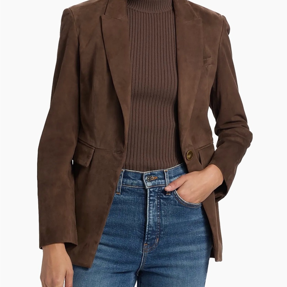 Veronica Beard Duane suede blazer - Picture 7 of 12